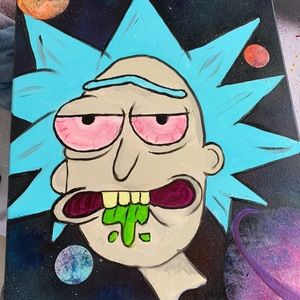 Rick & Morty Painting Custom